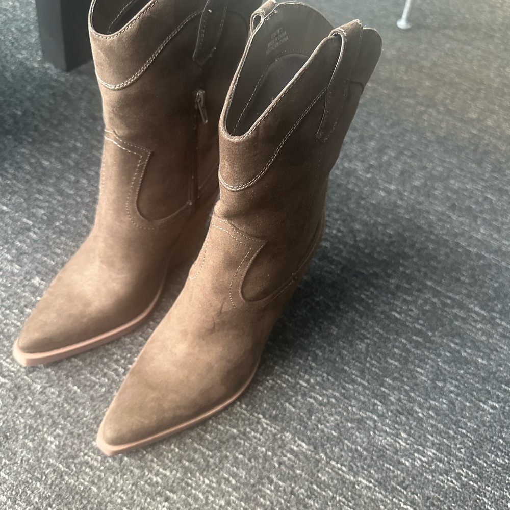 Brown Suede Women's Boots